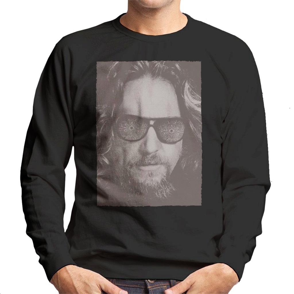 The Big Lebowski The Dude Face Carpet Shades Nostalgia Men's Sweatshirt-ALL + EVERY