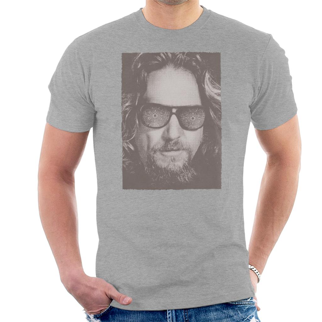 The Big Lebowski The Dude Face Carpet Shades Nostalgia Men's T-Shirt-ALL + EVERY