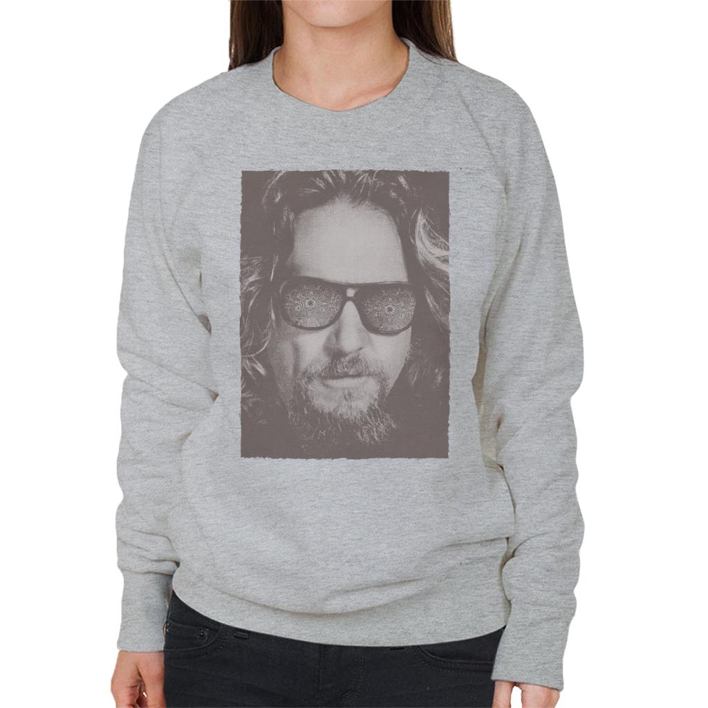 The Big Lebowski The Dude Face Carpet Shades Nostalgia Women's Sweatshirt-ALL + EVERY