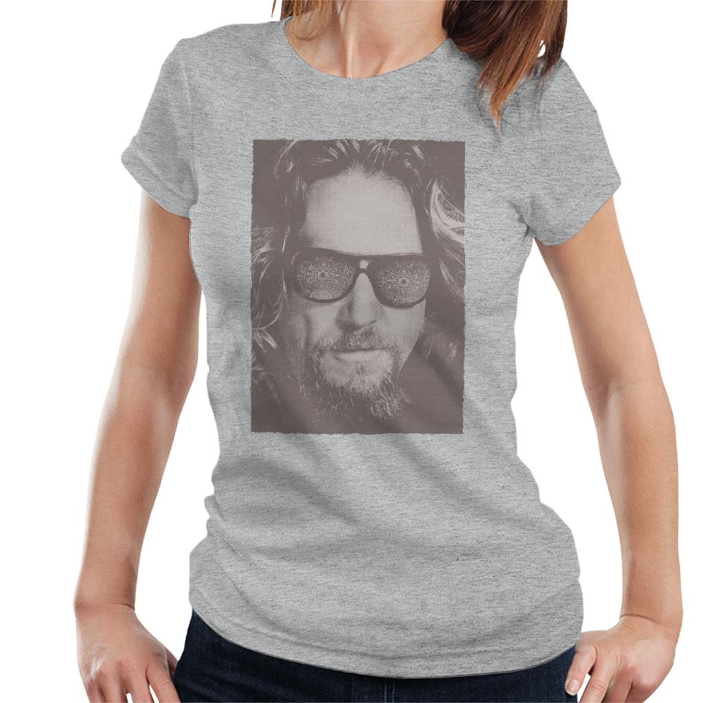 The Big Lebowski The Dude Face Carpet Shades Nostalgia Women's T-Shirt-ALL + EVERY