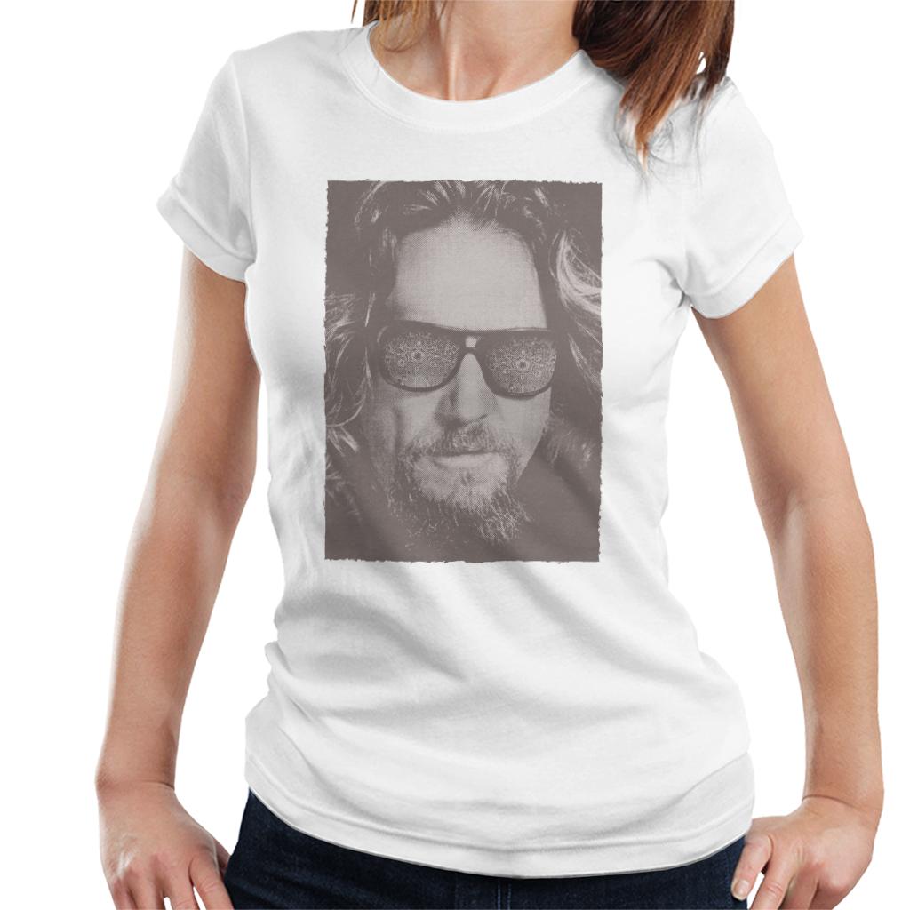The Big Lebowski The Dude Face Carpet Shades Nostalgia Women's T-Shirt-ALL + EVERY