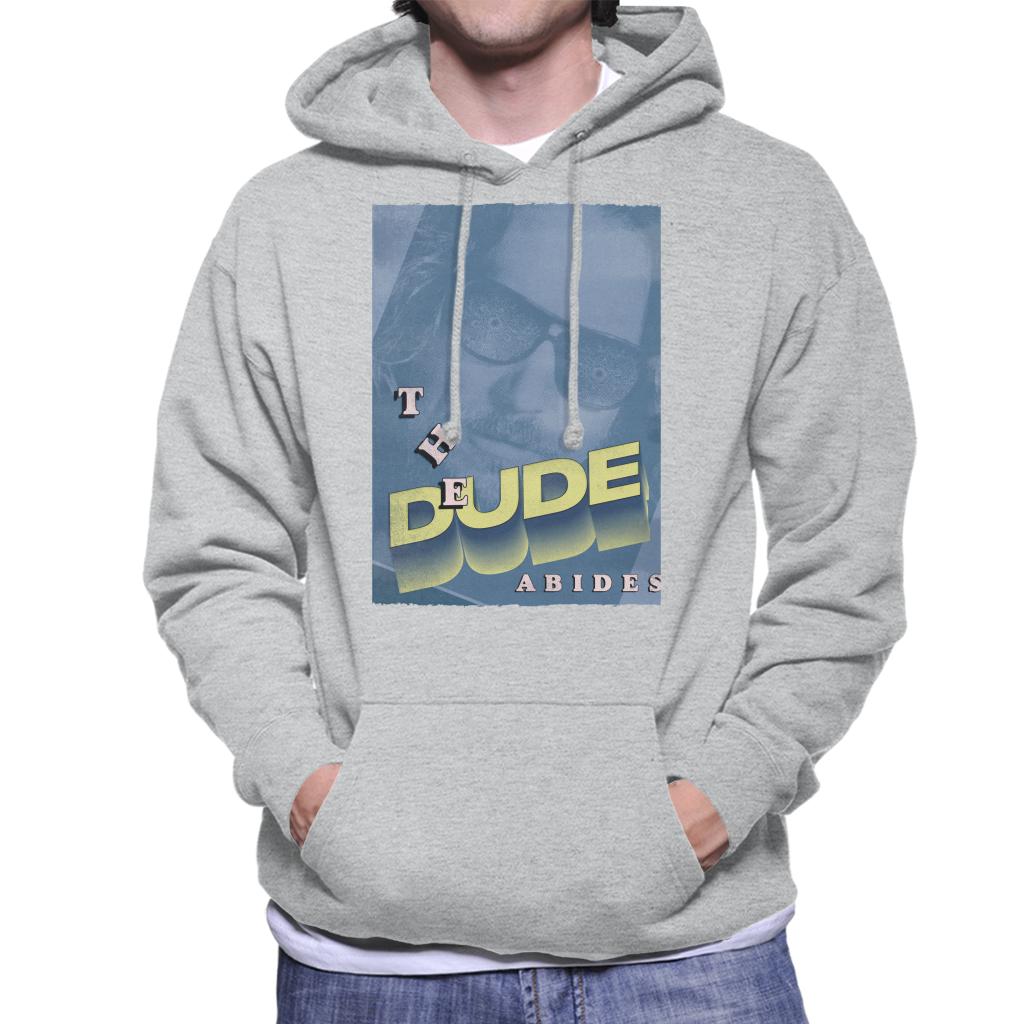 The Big Lebowski The Dude 3D Text Nostalgia Men's Hooded Sweatshirt-ALL + EVERY