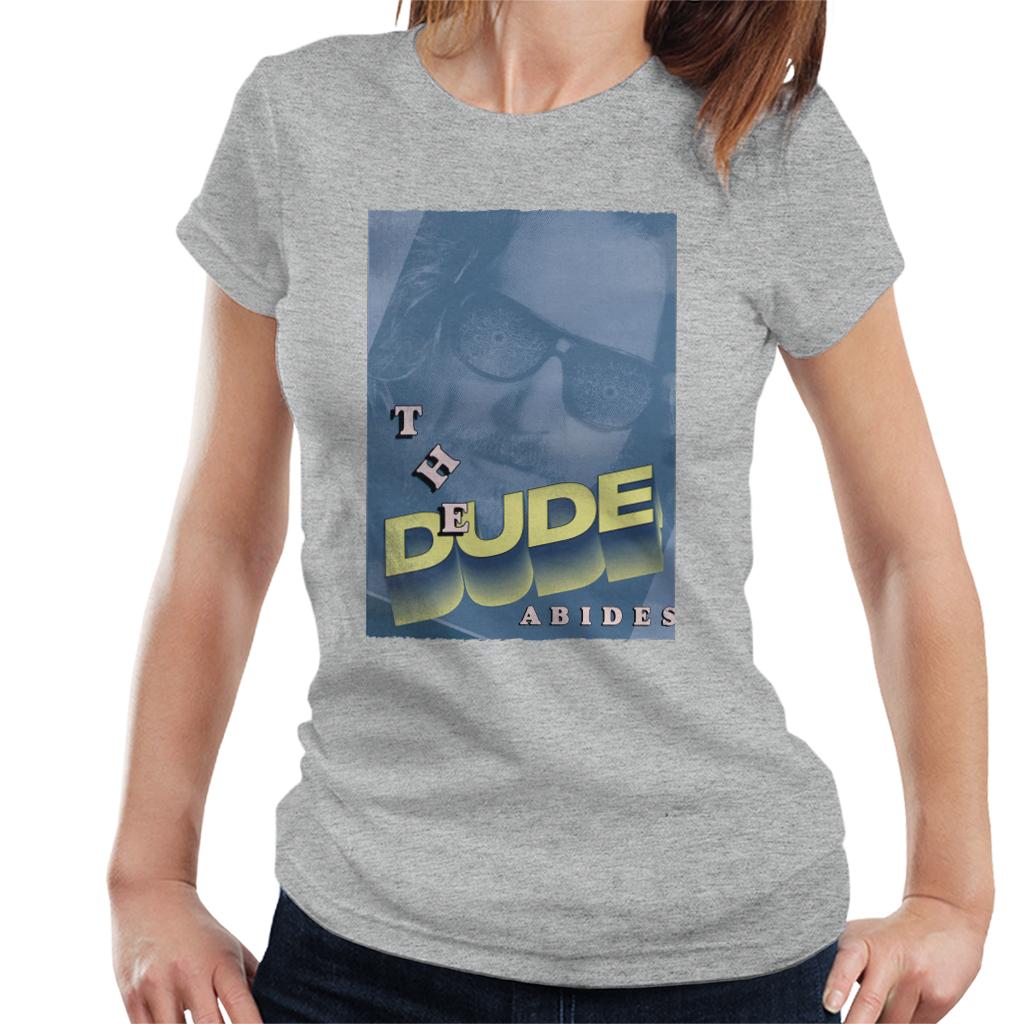 The Big Lebowski The Dude 3D Text Nostalgia Women's T-Shirt-ALL + EVERY