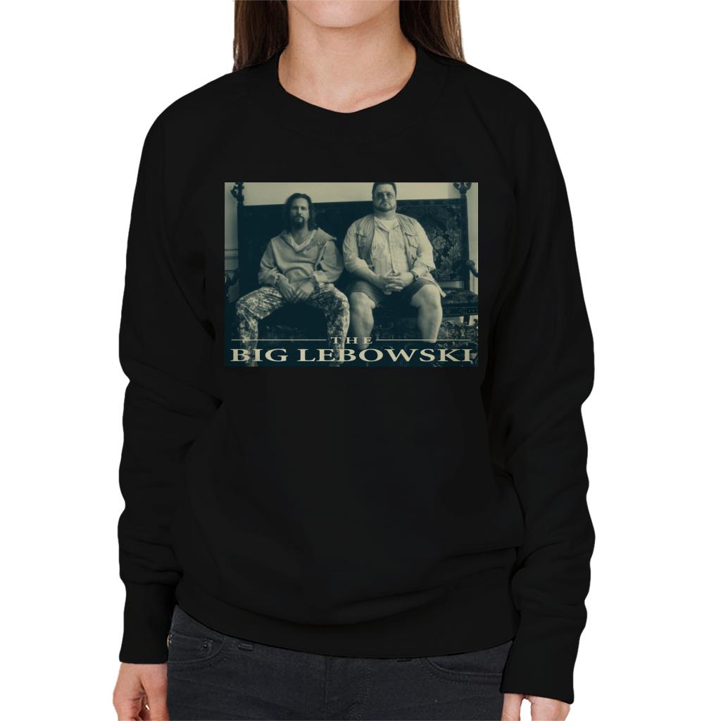 The Big Lebowski The Dude And Walter Sofa Women's Sweatshirt-ALL + EVERY