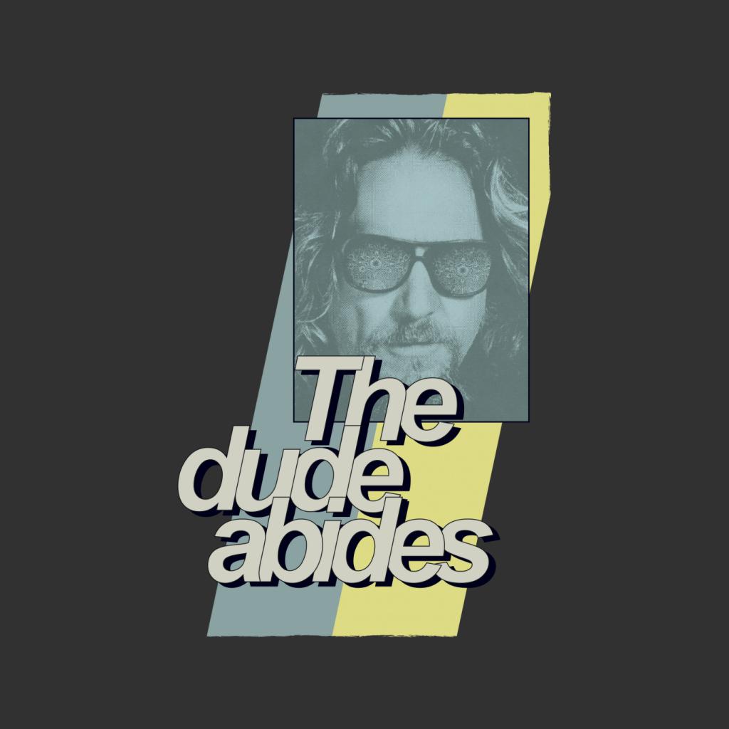 The Big Lebowski The Dude Abides Retro Lines Women's Sweatshirt-ALL + EVERY