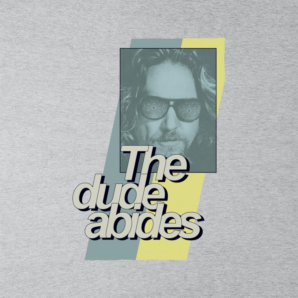 The Big Lebowski The Dude Abides Retro Lines Men's T-Shirt-ALL + EVERY