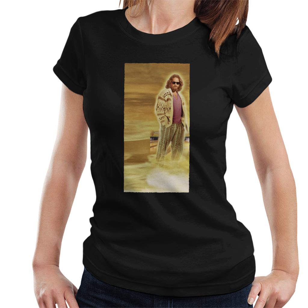 The Big Lebowski The Dude Bowling Dream Clouds Women's T-Shirt-ALL + EVERY