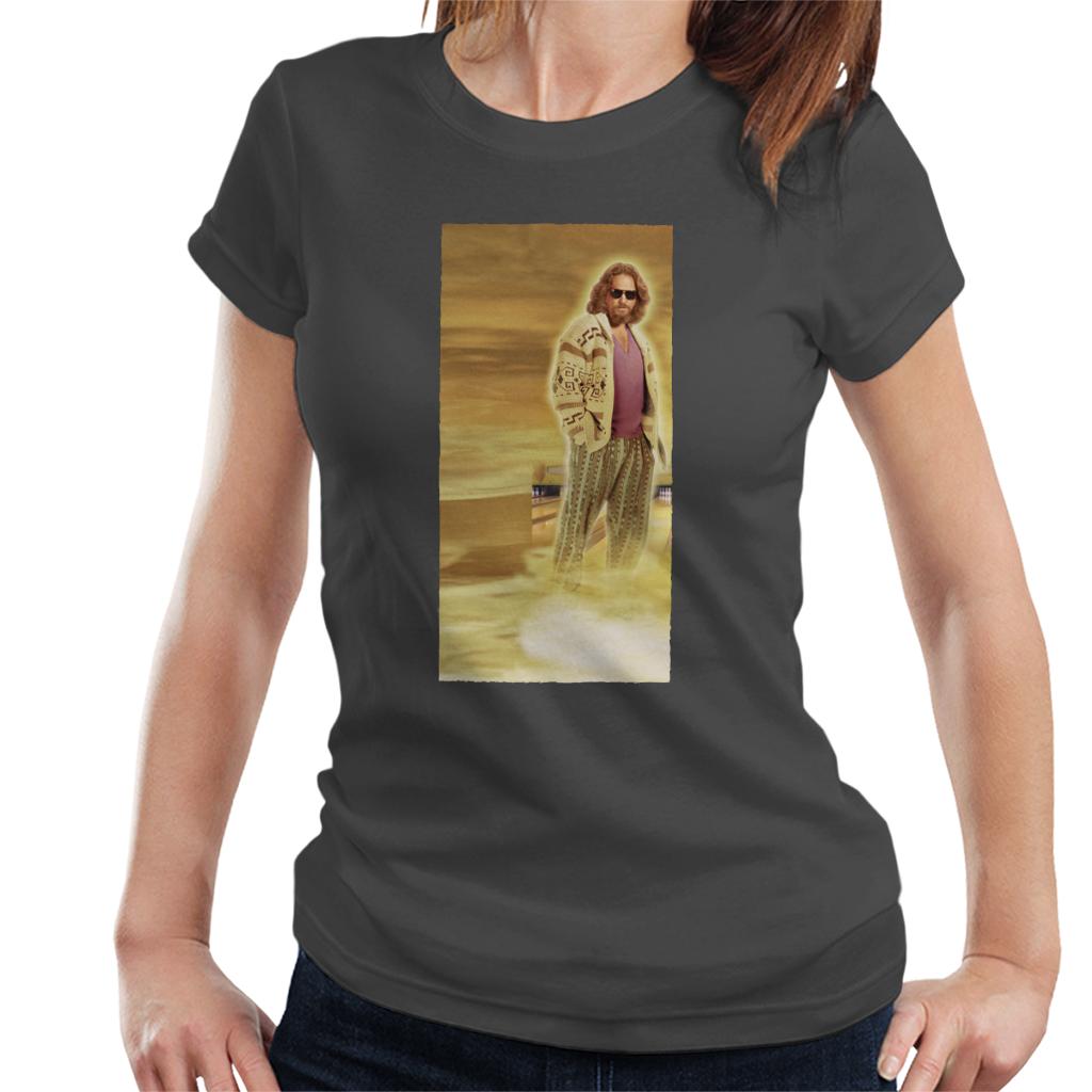 The Big Lebowski The Dude Bowling Dream Clouds Women's T-Shirt-ALL + EVERY