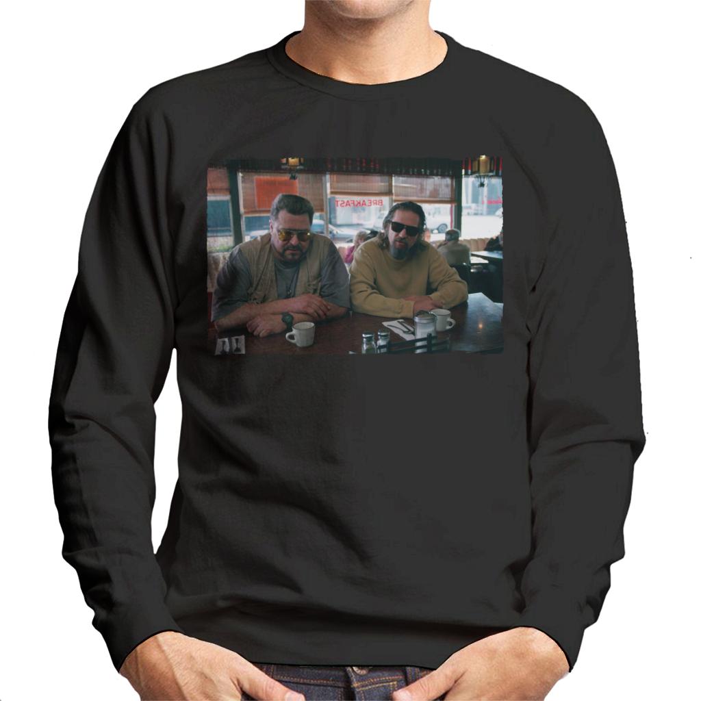 The Big Lebowski The Dude And Walter Coffee Shop Scene Men's Sweatshirt-ALL + EVERY