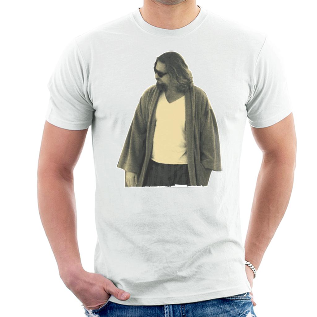 The Big Lebowski The Dude In Robe Men's T-Shirt-ALL + EVERY