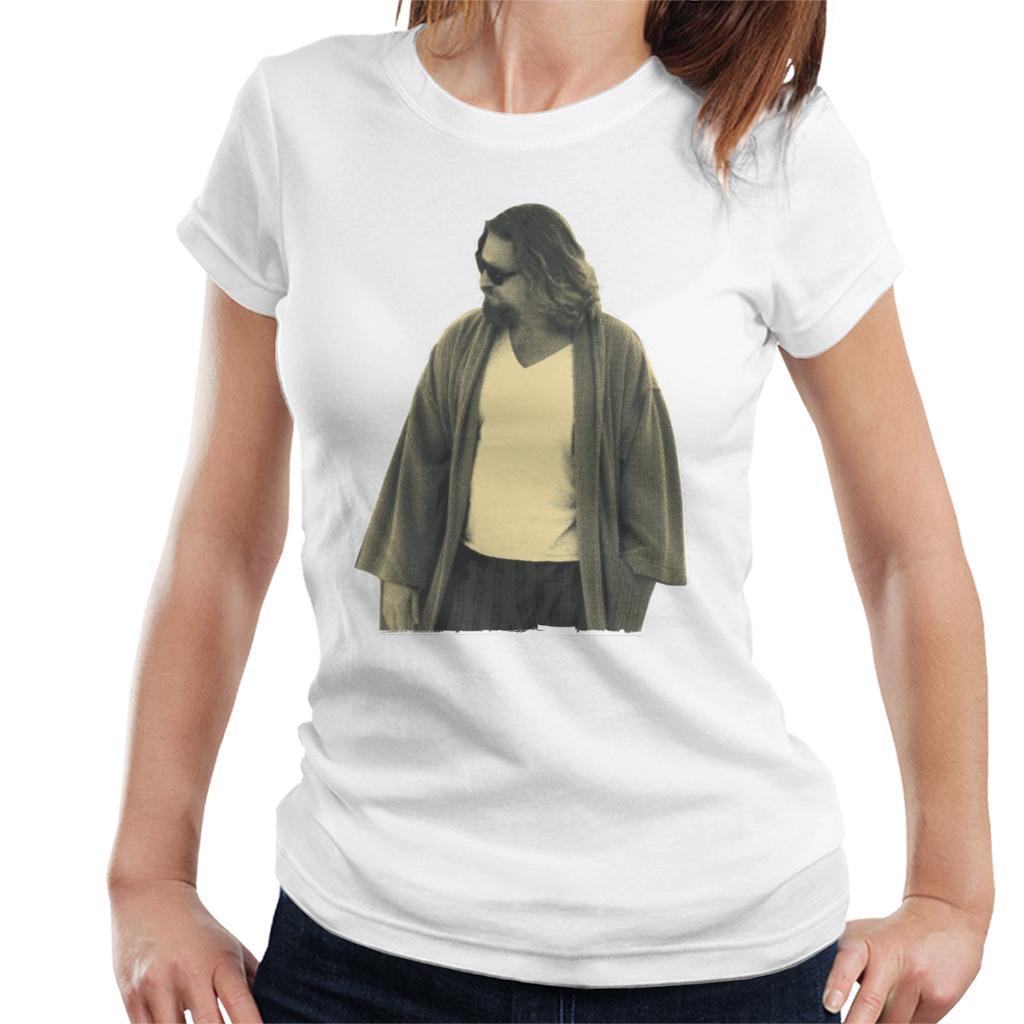 The Big Lebowski The Dude In Robe Women's T-Shirt-ALL + EVERY