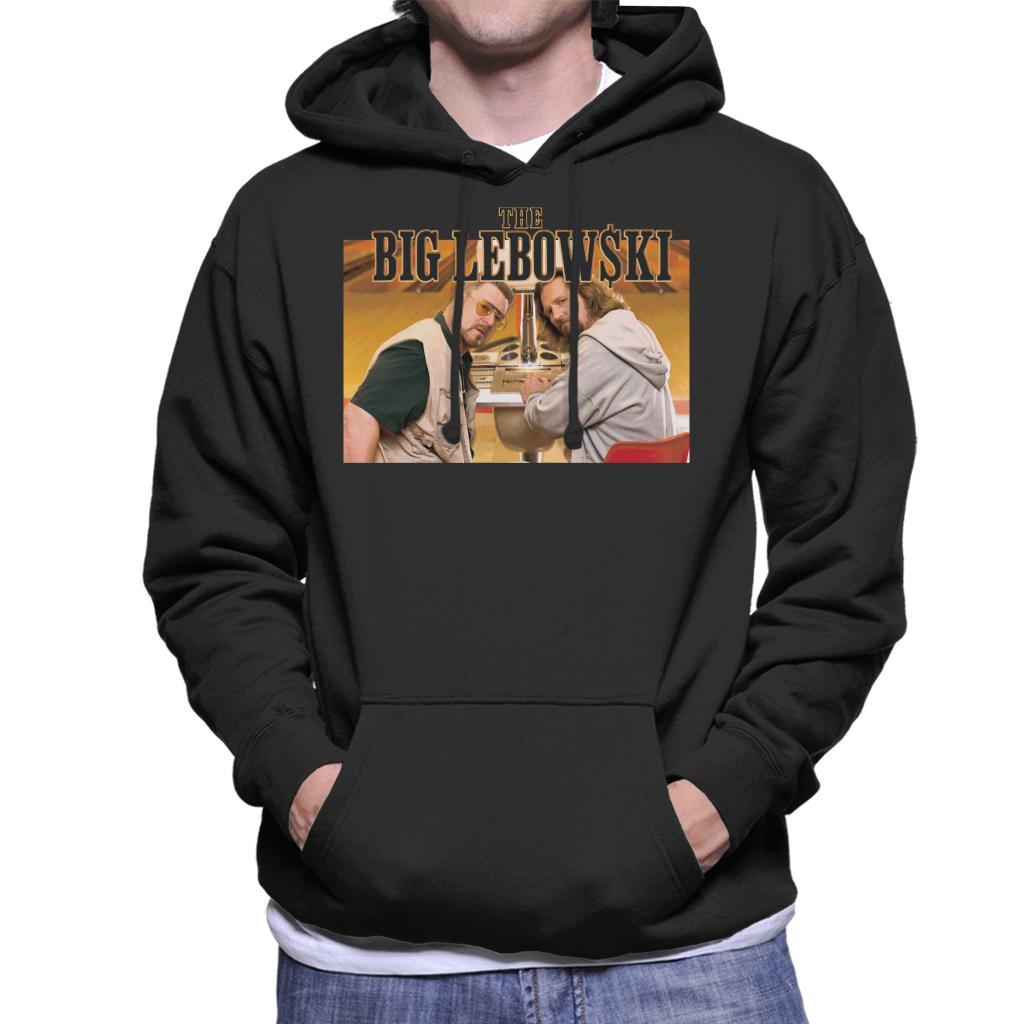 The Big Lebowski The Dude And Walter Bowling Alley Men's Hooded Sweatshirt-ALL + EVERY