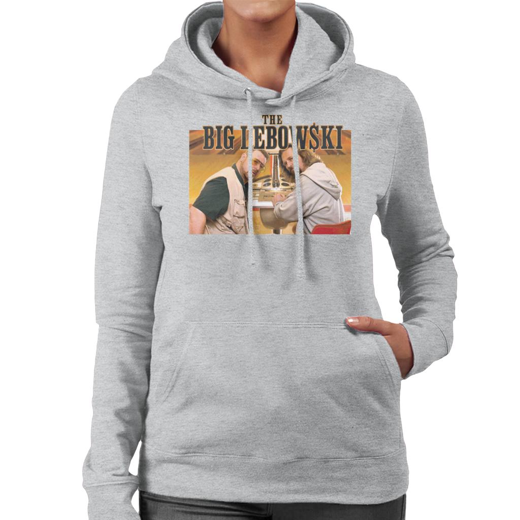 The Big Lebowski The Dude And Walter Bowling Alley Women's Hooded Sweatshirt-ALL + EVERY