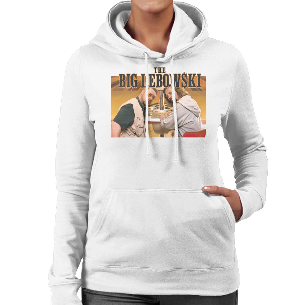 The Big Lebowski The Dude And Walter Bowling Alley Women's Hooded Sweatshirt-ALL + EVERY