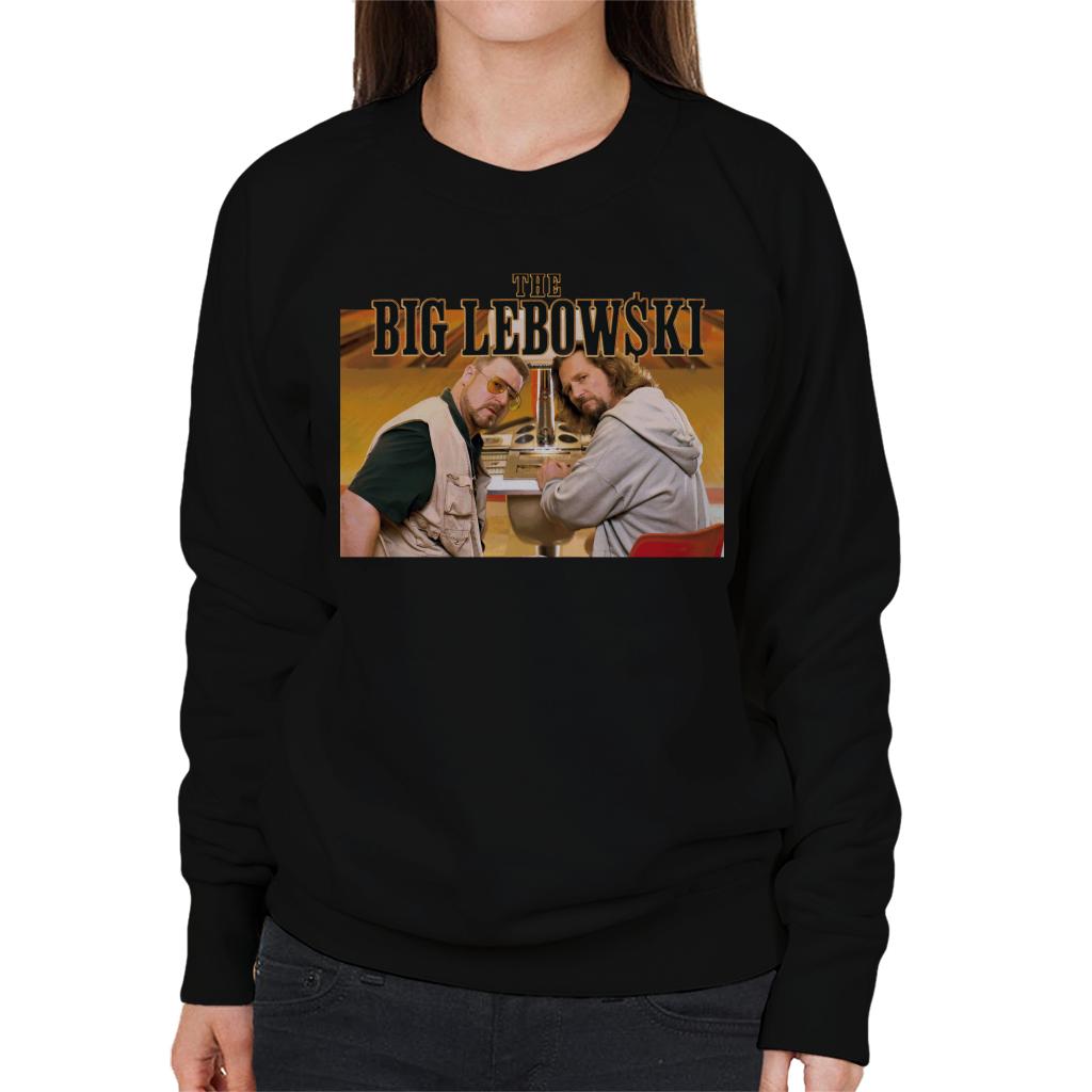 The Big Lebowski The Dude And Walter Bowling Alley Women's Sweatshirt-ALL + EVERY