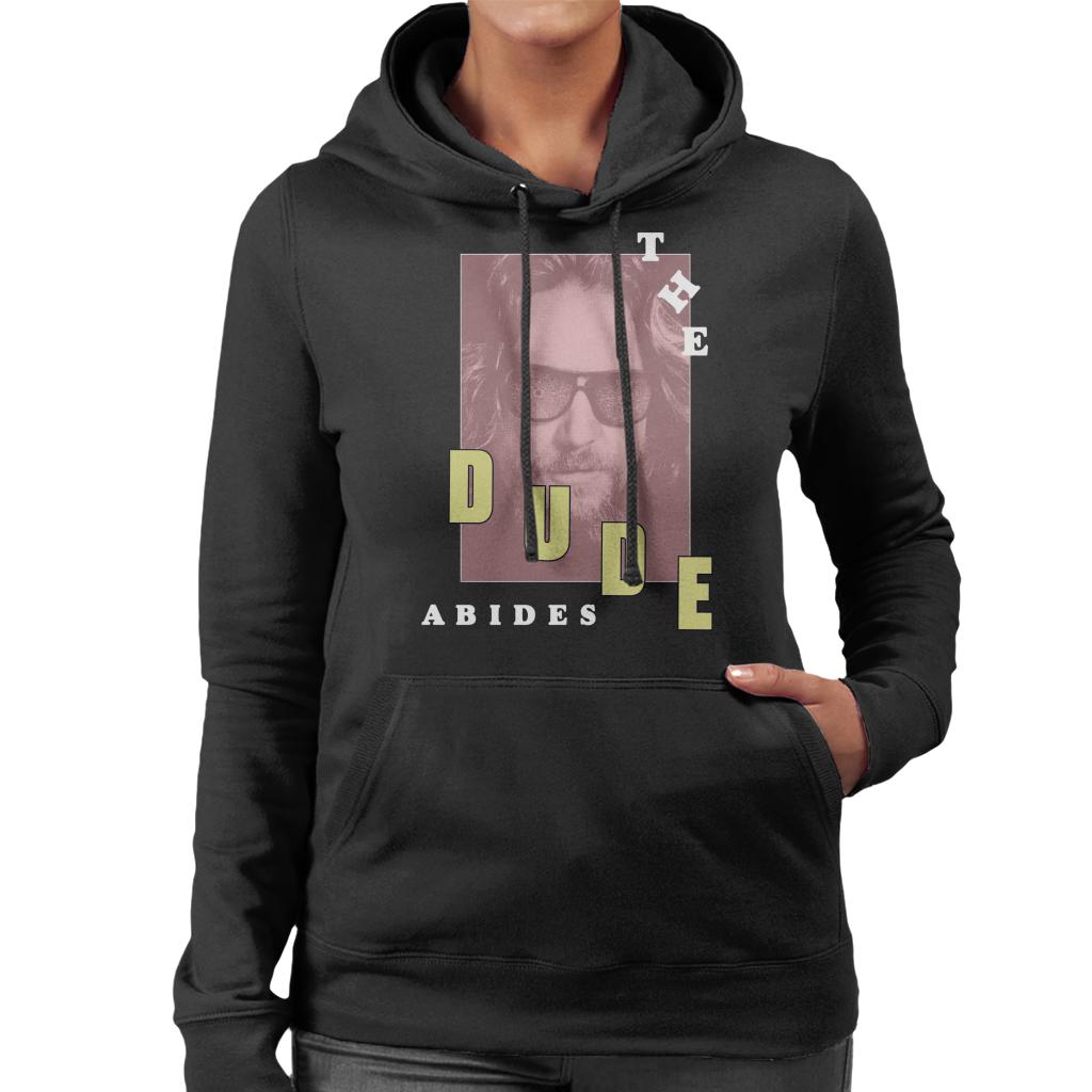 The Big Lebowski The Dude Abides Retro Women's Hooded Sweatshirt-ALL + EVERY