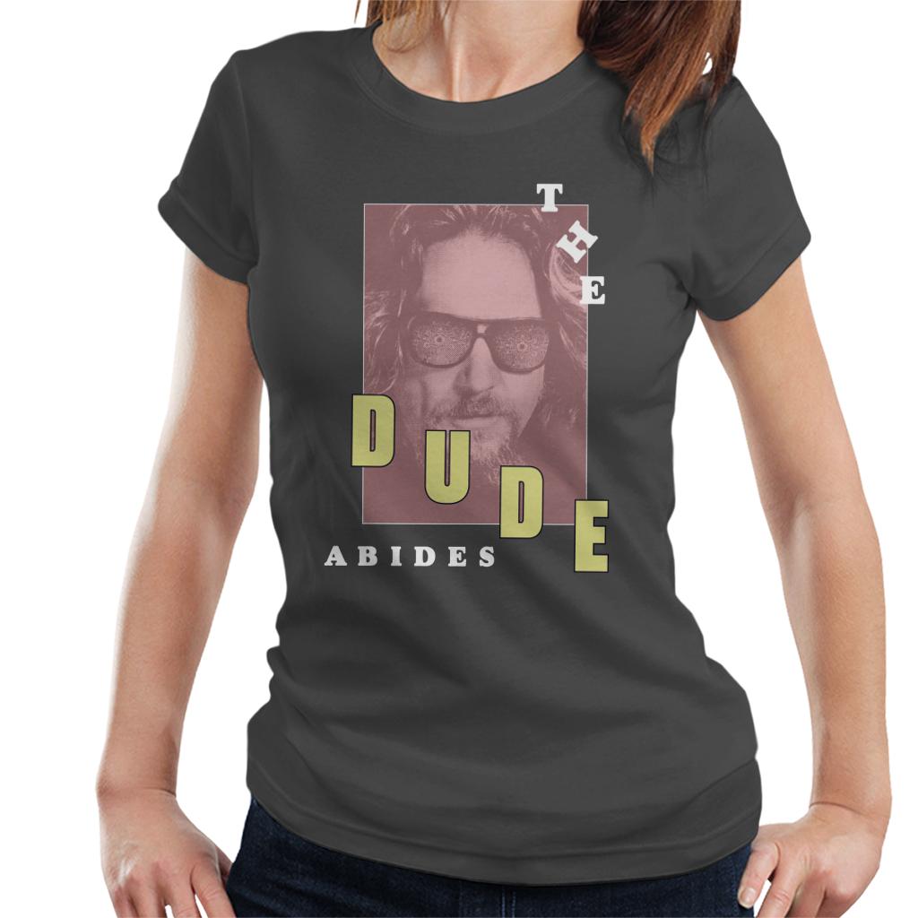 The Big Lebowski The Dude Abides Retro Women's T-Shirt-ALL + EVERY