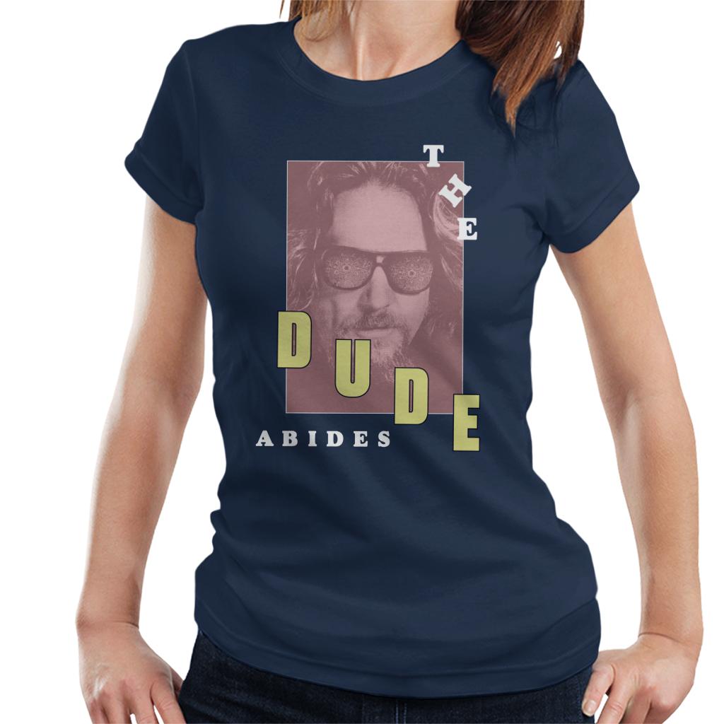 The Big Lebowski The Dude Abides Retro Women's T-Shirt-ALL + EVERY