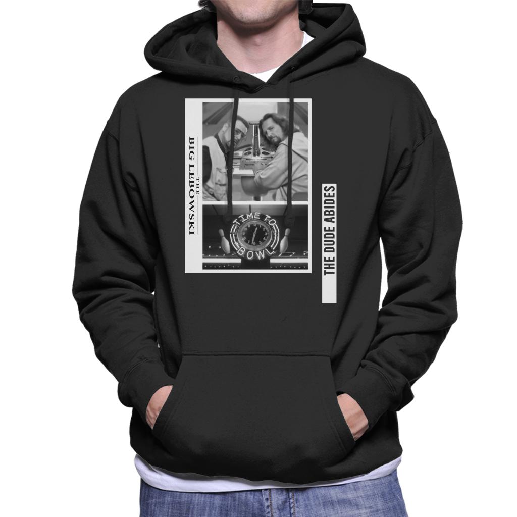 The Big Lebowski The Dude And Walter Time To Bowl Men's Hooded Sweatshirt-ALL + EVERY