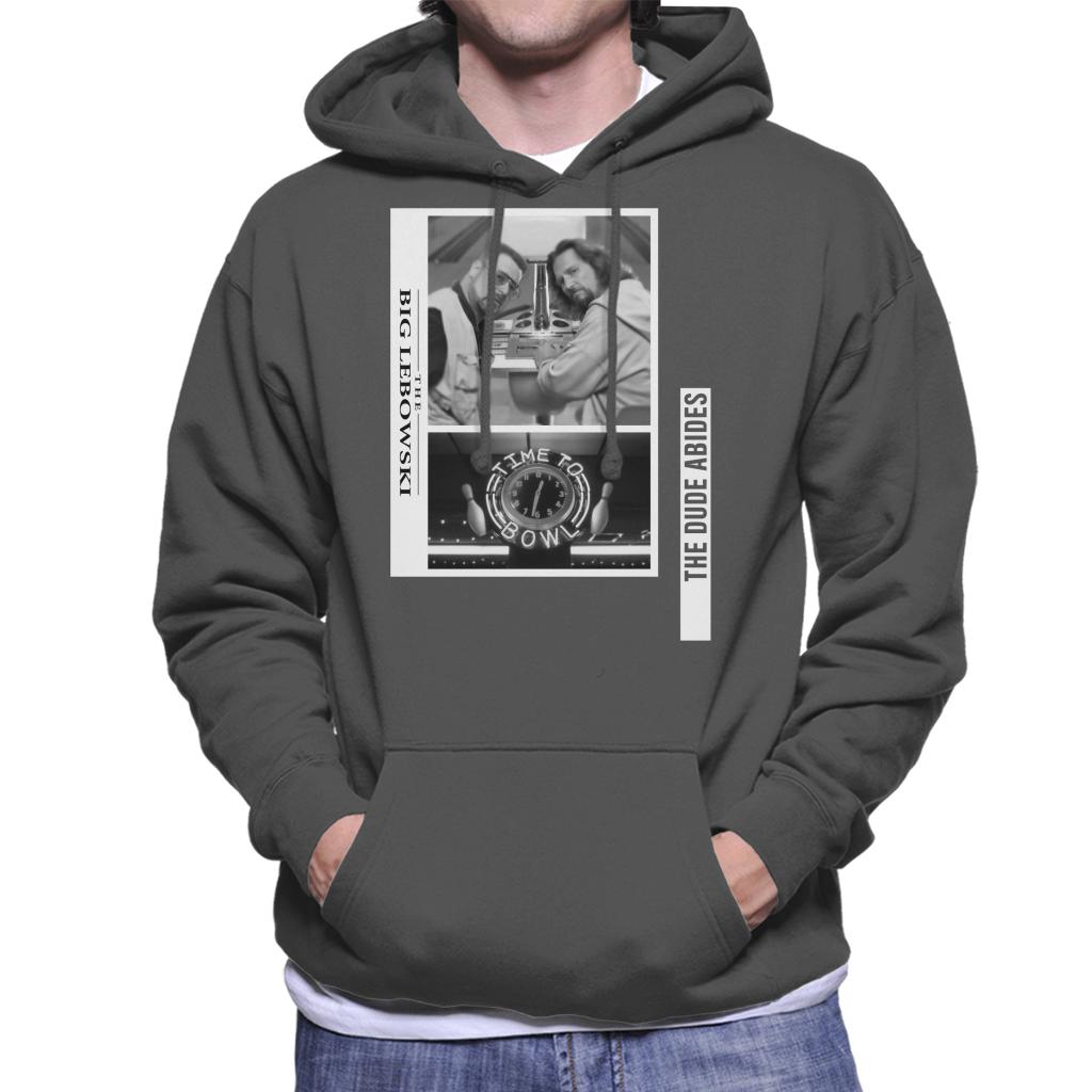 The Big Lebowski The Dude And Walter Time To Bowl Men's Hooded Sweatshirt-ALL + EVERY