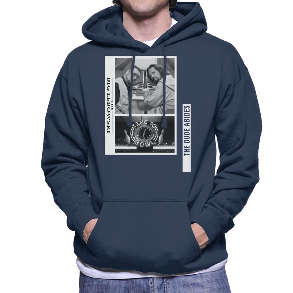 The Big Lebowski The Dude And Walter Time To Bowl Men's Hooded Sweatshirt-ALL + EVERY