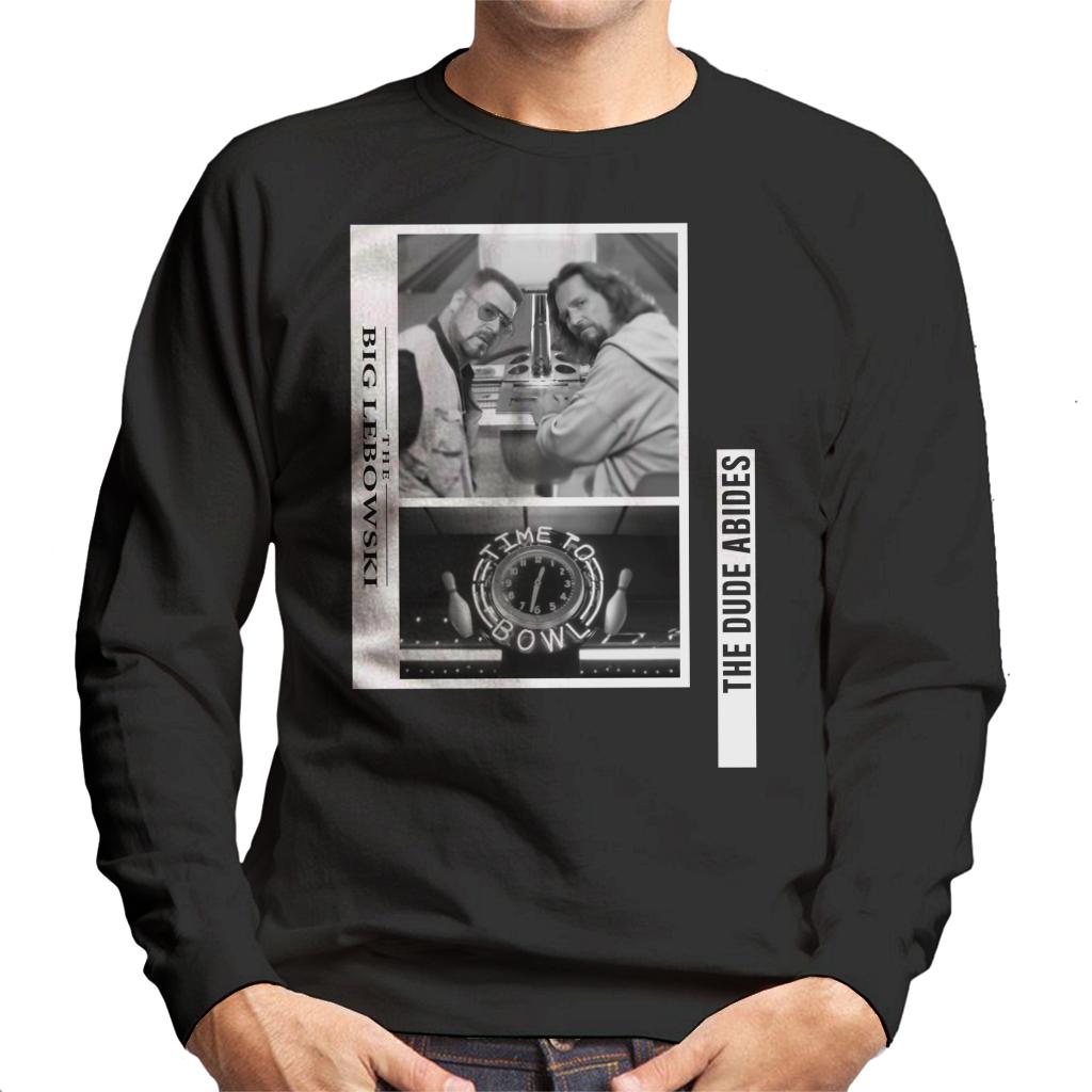 The Big Lebowski The Dude And Walter Time To Bowl Men's Sweatshirt-ALL + EVERY