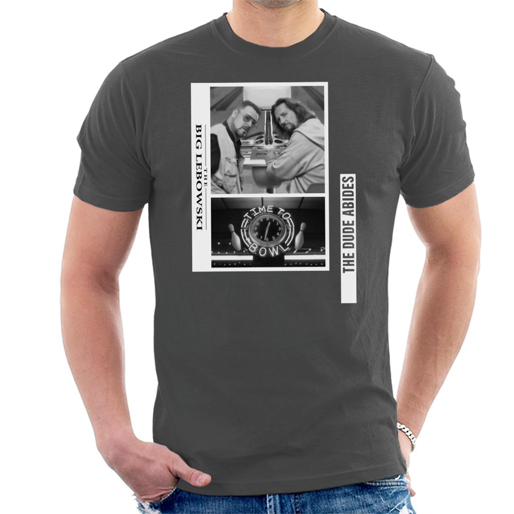 The Big Lebowski The Dude And Walter Time To Bowl Men's T-Shirt-ALL + EVERY