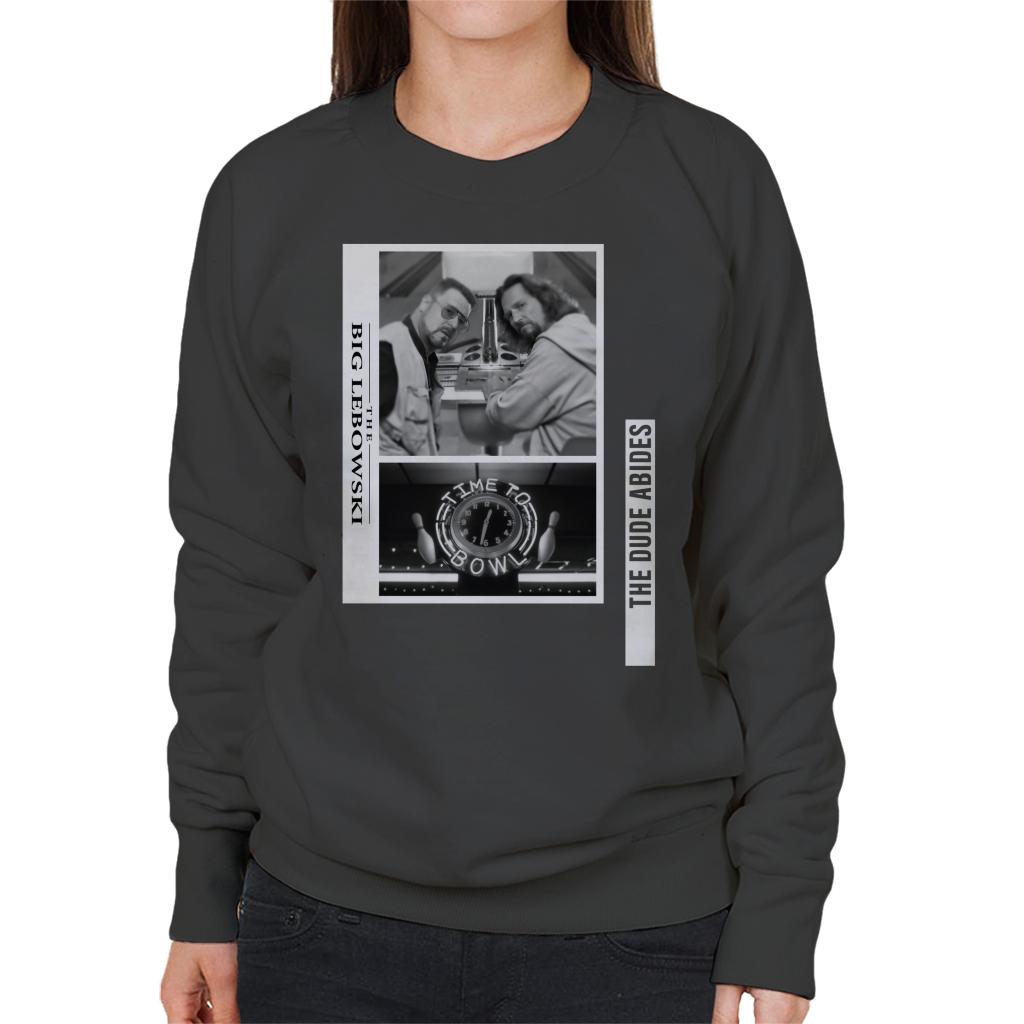 The Big Lebowski The Dude And Walter Time To Bowl Women's Sweatshirt-ALL + EVERY