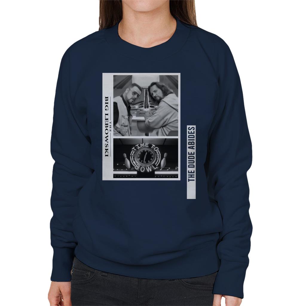 The Big Lebowski The Dude And Walter Time To Bowl Women's Sweatshirt-ALL + EVERY