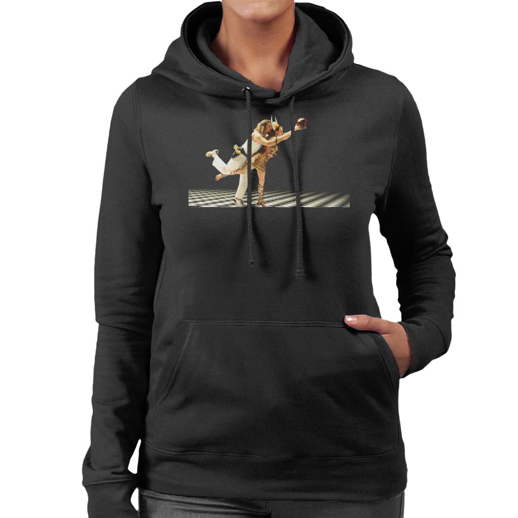 The Big Lebowski The Dude And Maude Bowling Dream Sequence Women's Hooded Sweatshirt-ALL + EVERY