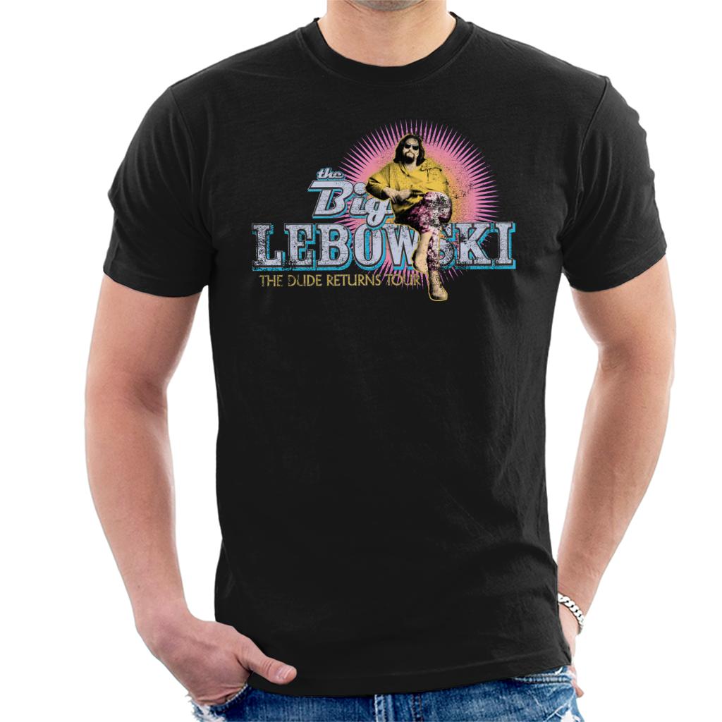 The Big Lebowski The Dude Returns Tour Men's T-Shirt-ALL + EVERY