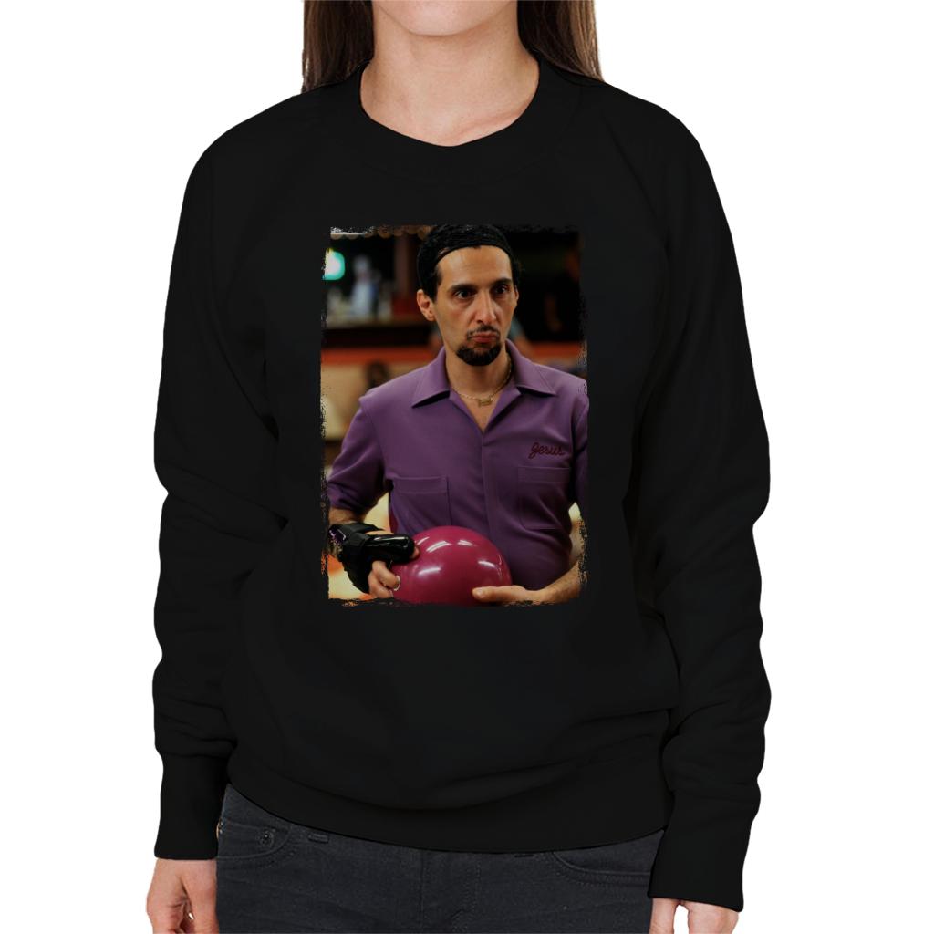 The Big Lebowski Jesus Bowling Women's Sweatshirt-ALL + EVERY