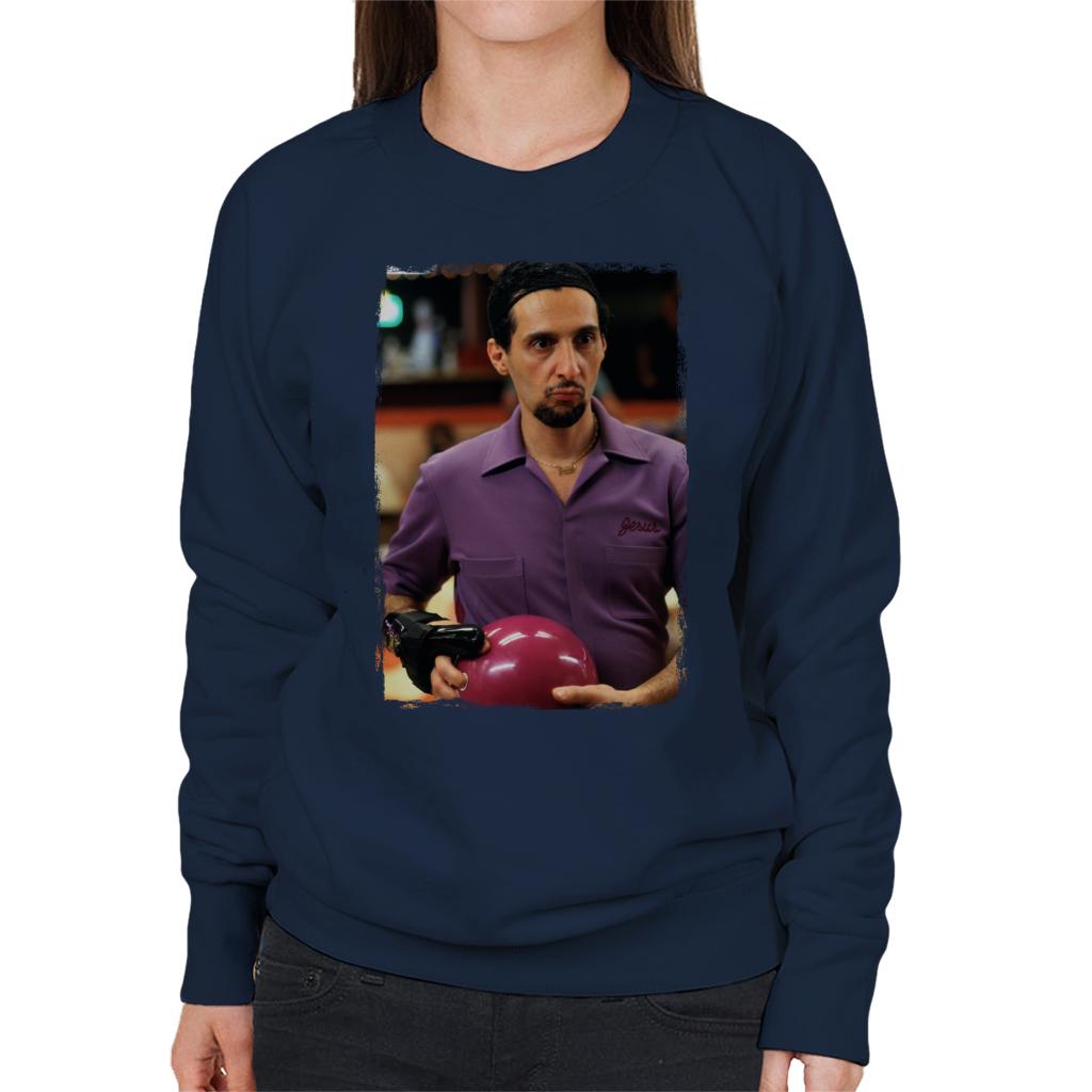 The Big Lebowski Jesus Bowling Women's Sweatshirt-ALL + EVERY