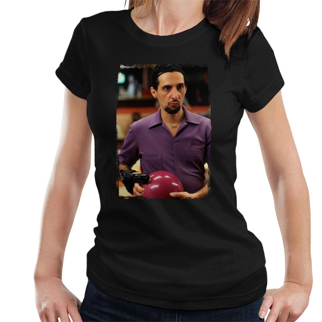 The Big Lebowski Jesus Bowling Women's T-Shirt-ALL + EVERY