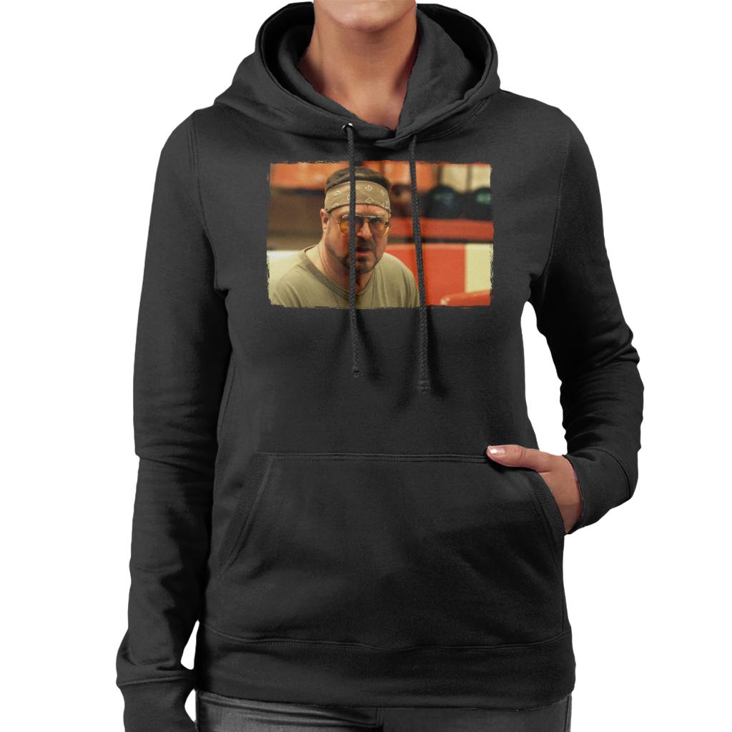 The Big Lebowski Walter Sobchak Sweatband Women's Hooded Sweatshirt-ALL + EVERY