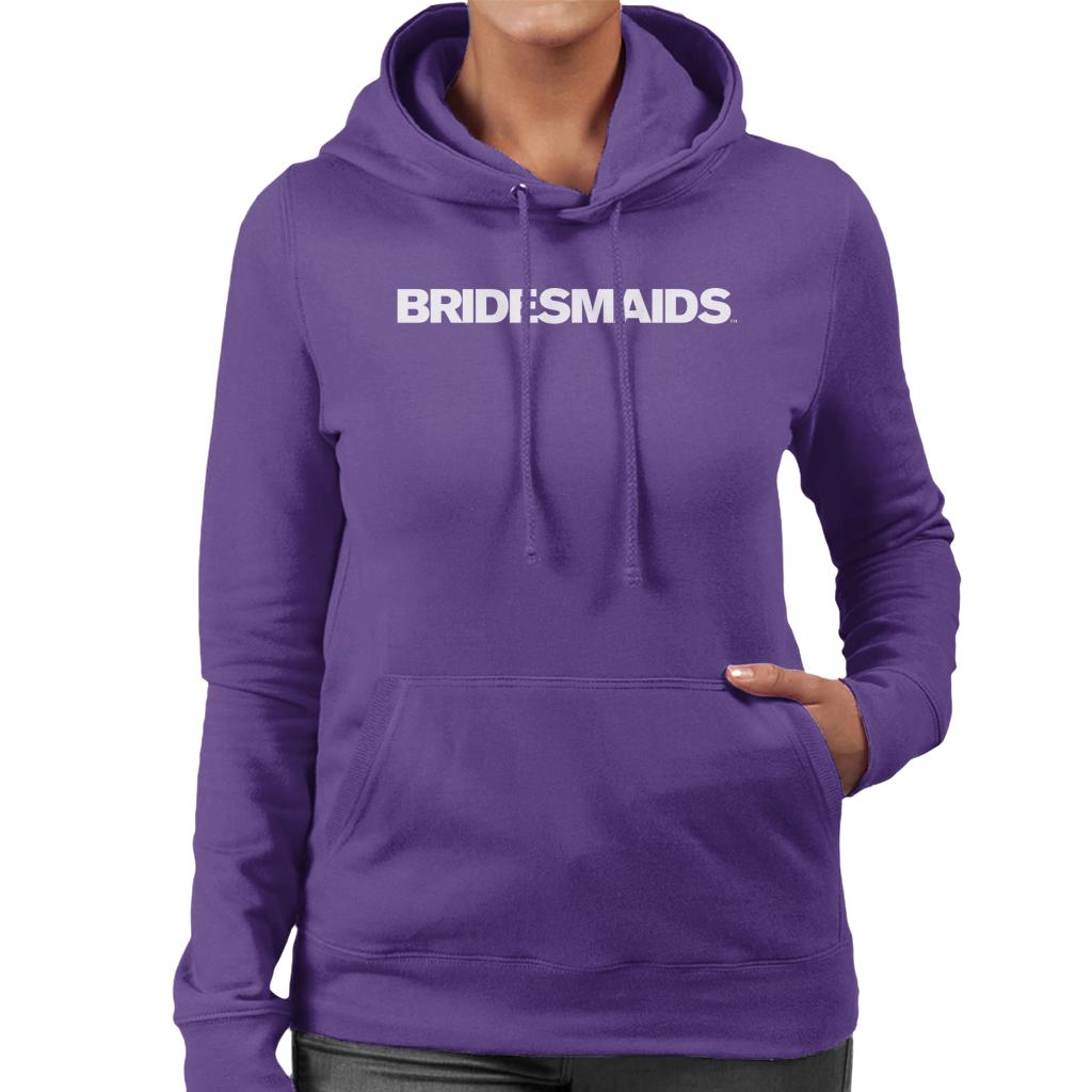 Bridesmaids Logo Line Women's Hooded Sweatshirt-ALL + EVERY