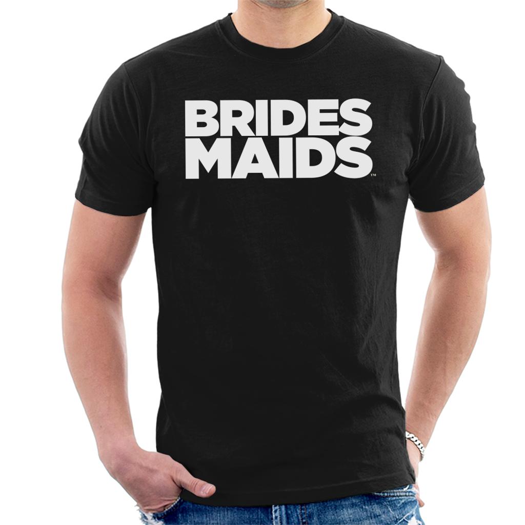 Bridesmaids Logo Bold Men's T-Shirt-ALL + EVERY