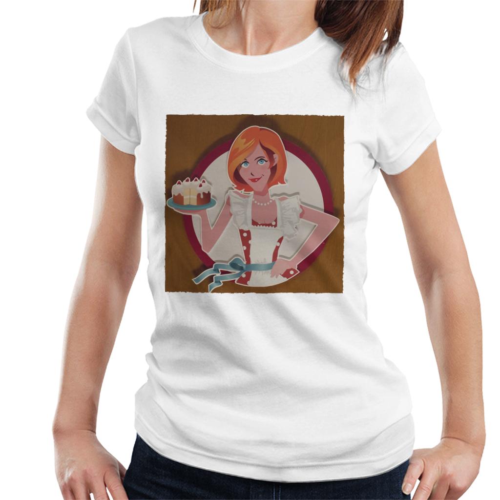 Bridesmaids Cake Baby Logo Women's T-Shirt-ALL + EVERY