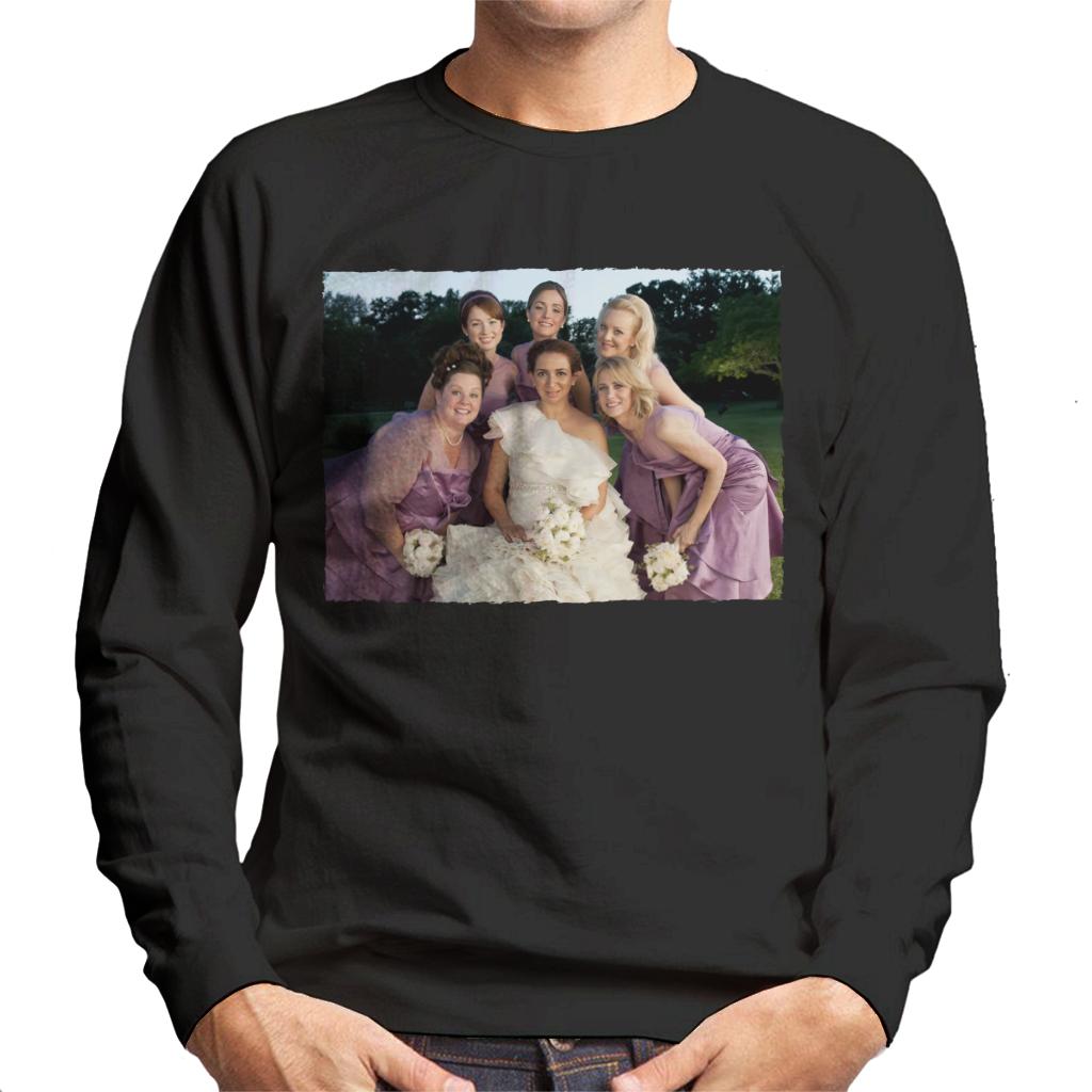 Bridesmaids Bridal Party Wedding Photo Men's Sweatshirt-ALL + EVERY