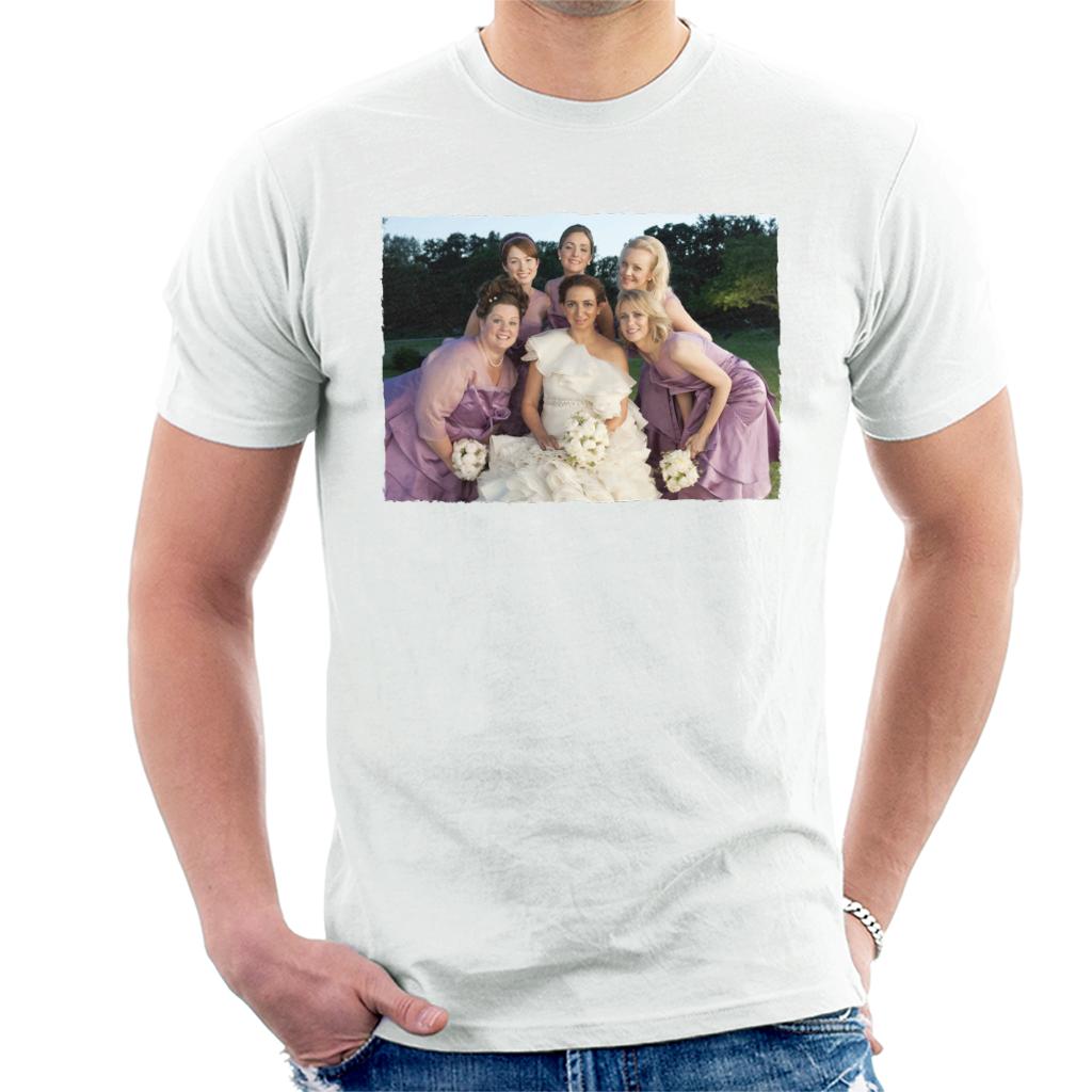 Bridesmaids Bridal Party Wedding Photo Men's T-Shirt-ALL + EVERY