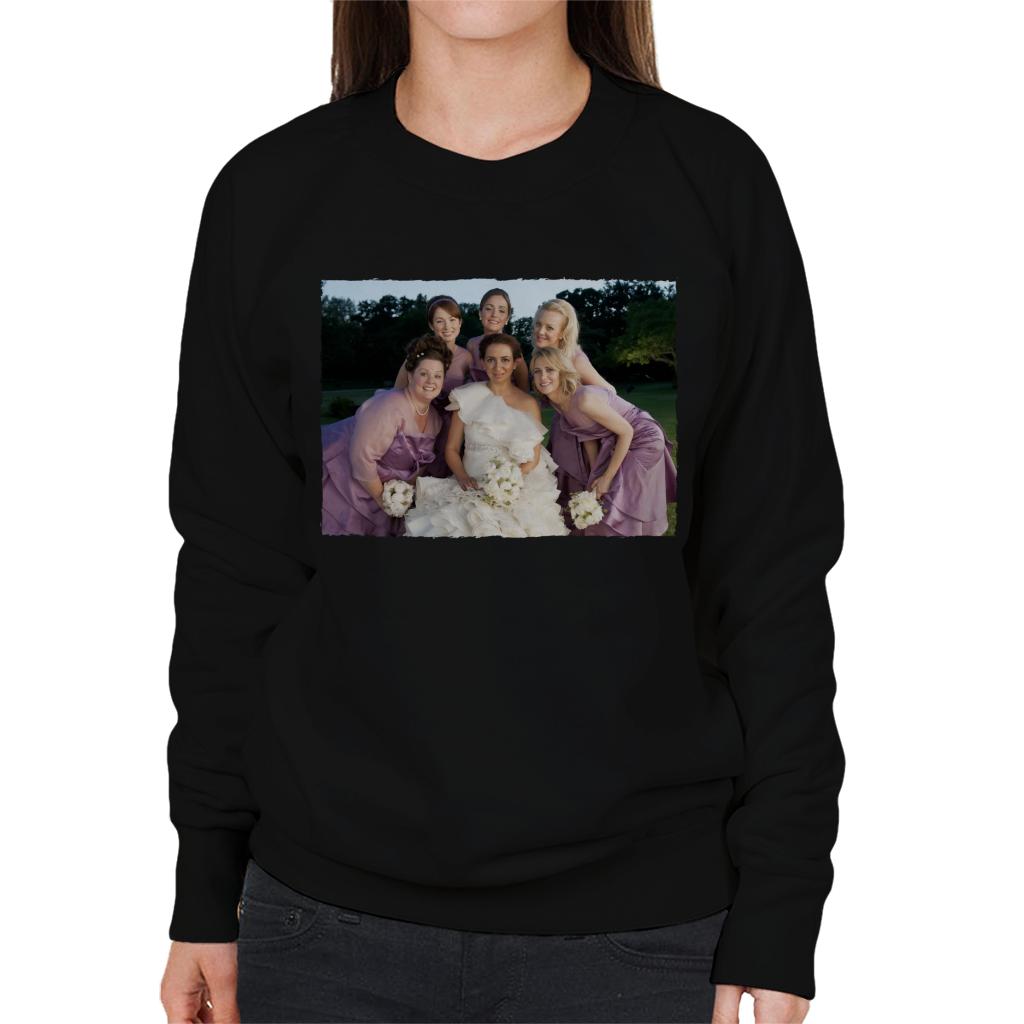 Bridesmaids Bridal Party Wedding Photo Women's Sweatshirt-ALL + EVERY