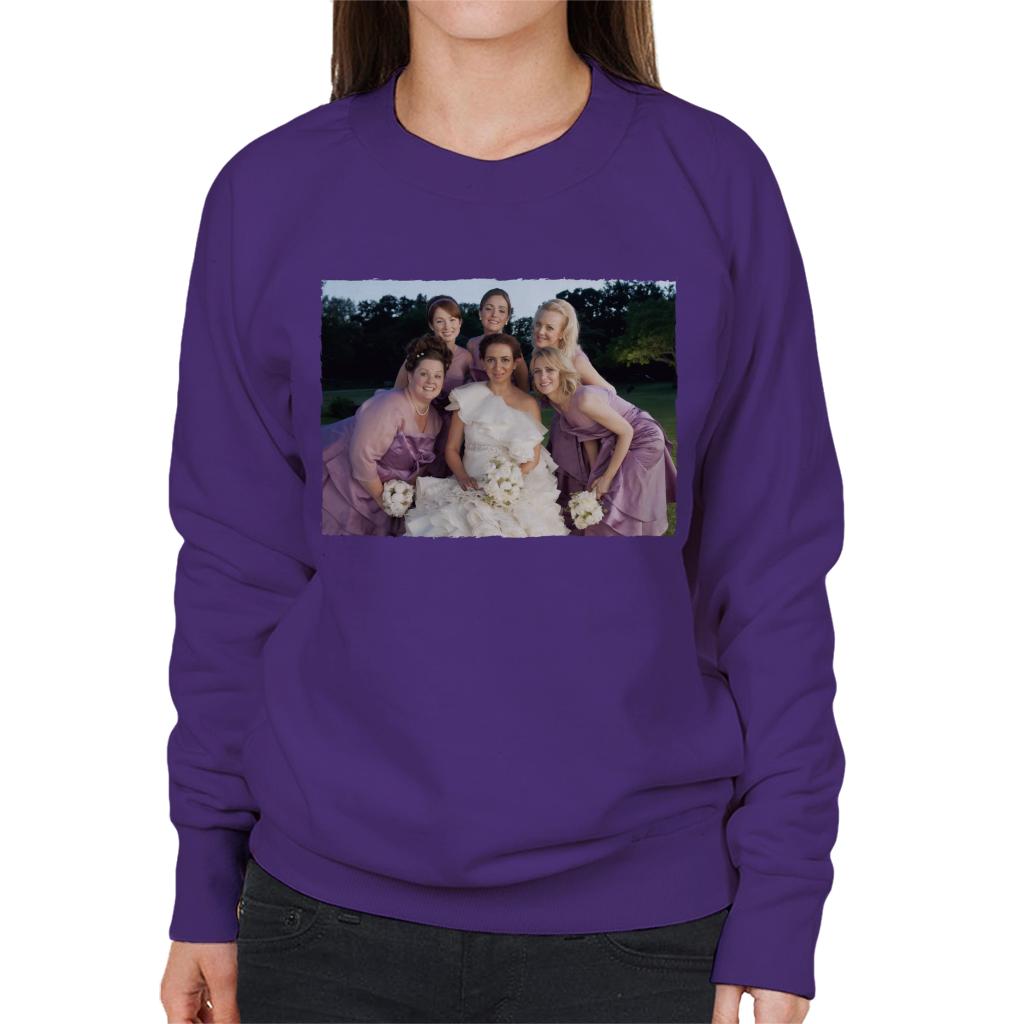 Bridesmaids Bridal Party Wedding Photo Women's Sweatshirt-ALL + EVERY