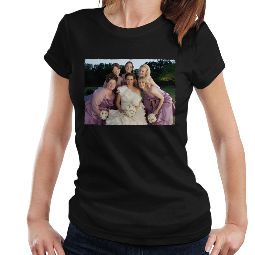 Bridesmaids Bridal Party Wedding Photo Women's T-Shirt-ALL + EVERY