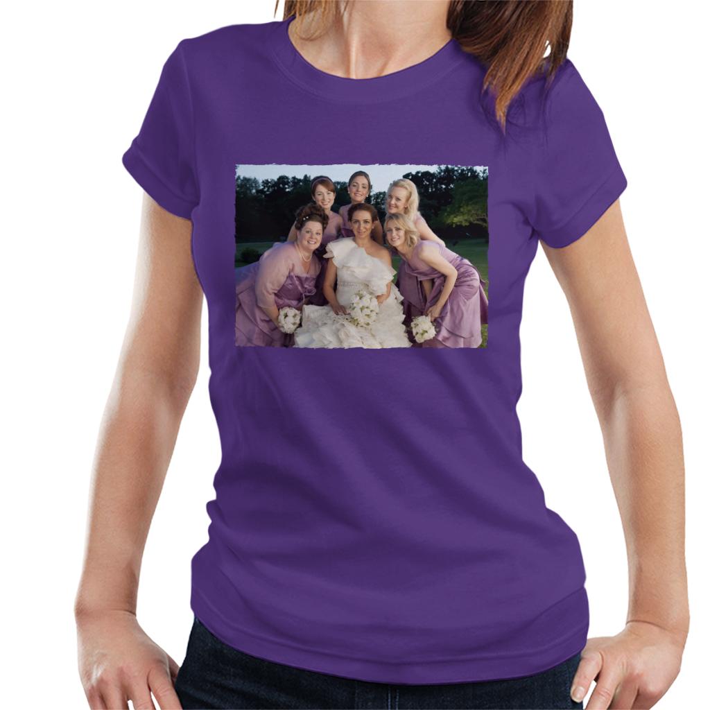Bridesmaids Bridal Party Wedding Photo Women's T-Shirt-ALL + EVERY