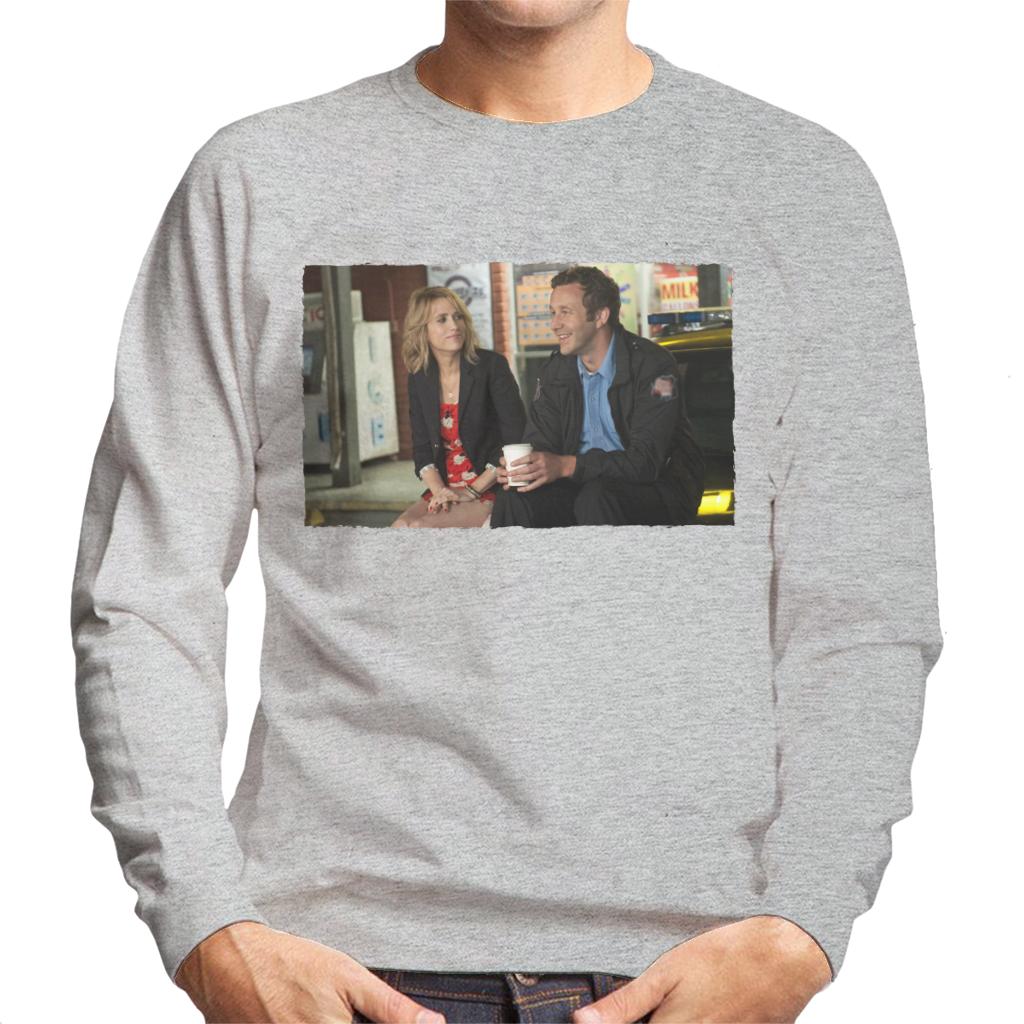 Bridesmaids Annie And Rhodes Drinking Coffee Men's Sweatshirt-ALL + EVERY