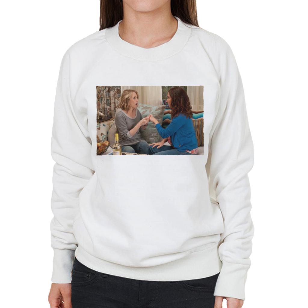 Bridesmaids Annie And Lillian Reveals Engagement Women's Sweatshirt-ALL + EVERY