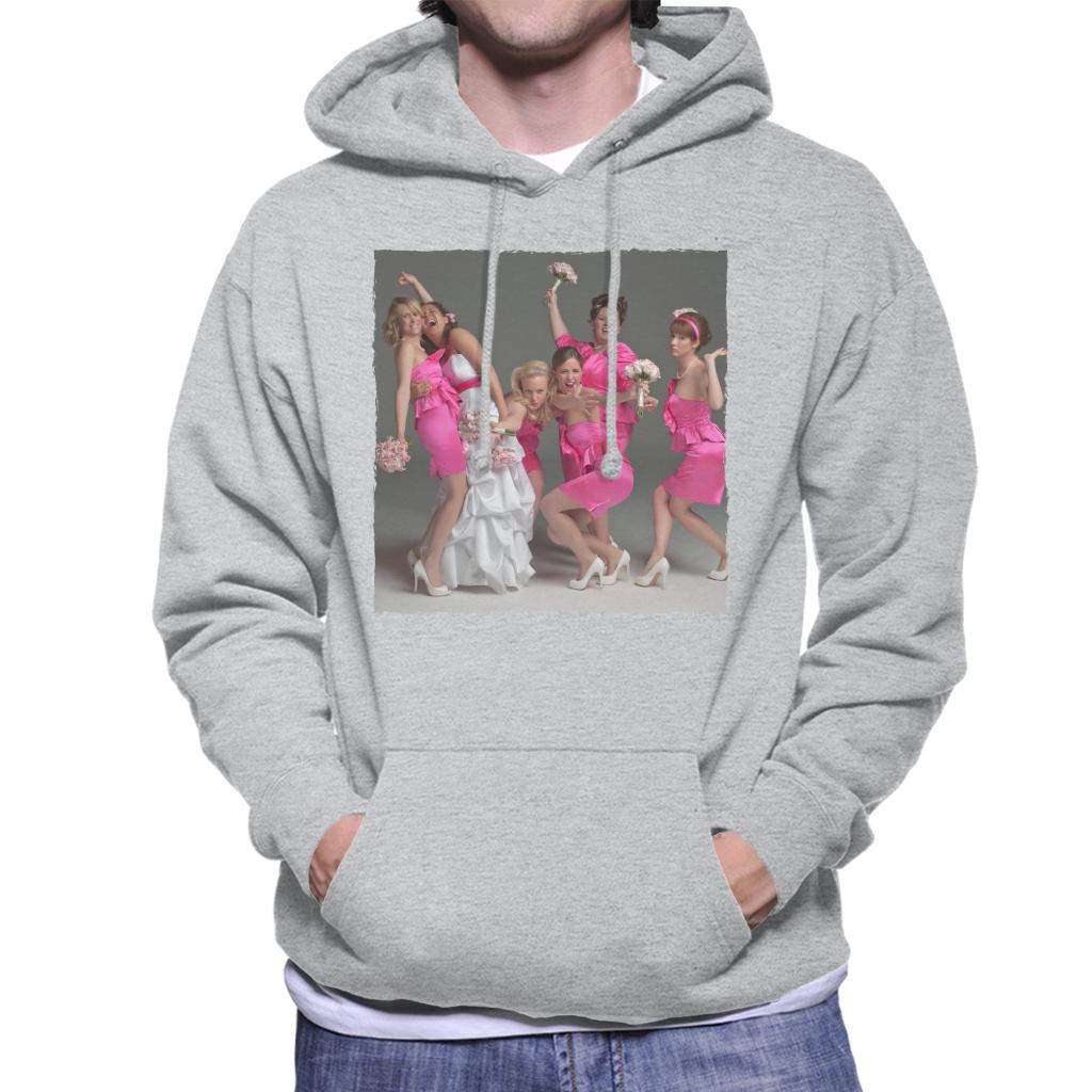 Bridesmaids Bridal Party Wacky Wedding Photo Men's Hooded Sweatshirt-ALL + EVERY