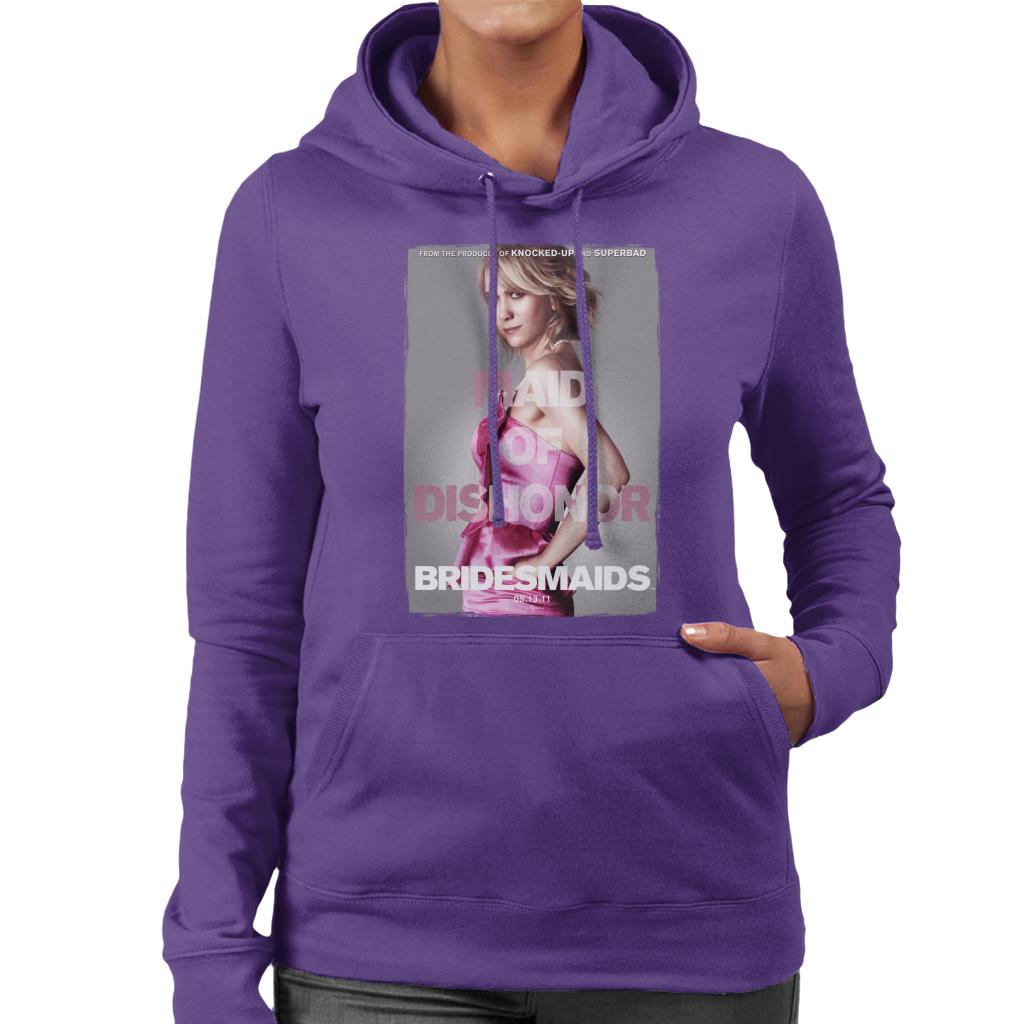 Bridesmaids Annie Movie Poster Maid Of Dishonor Women's Hooded Sweatshirt-ALL + EVERY