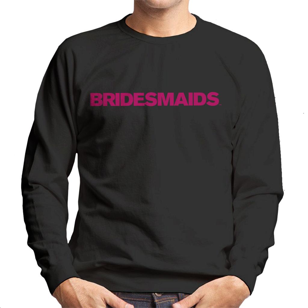 Bridesmaids Pink Logo Men's Sweatshirt-ALL + EVERY