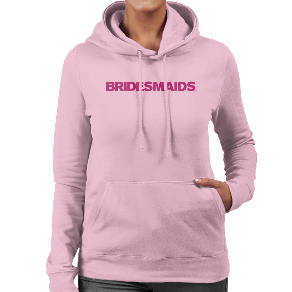 Bridesmaids Pink Logo Women's Hooded Sweatshirt-ALL + EVERY